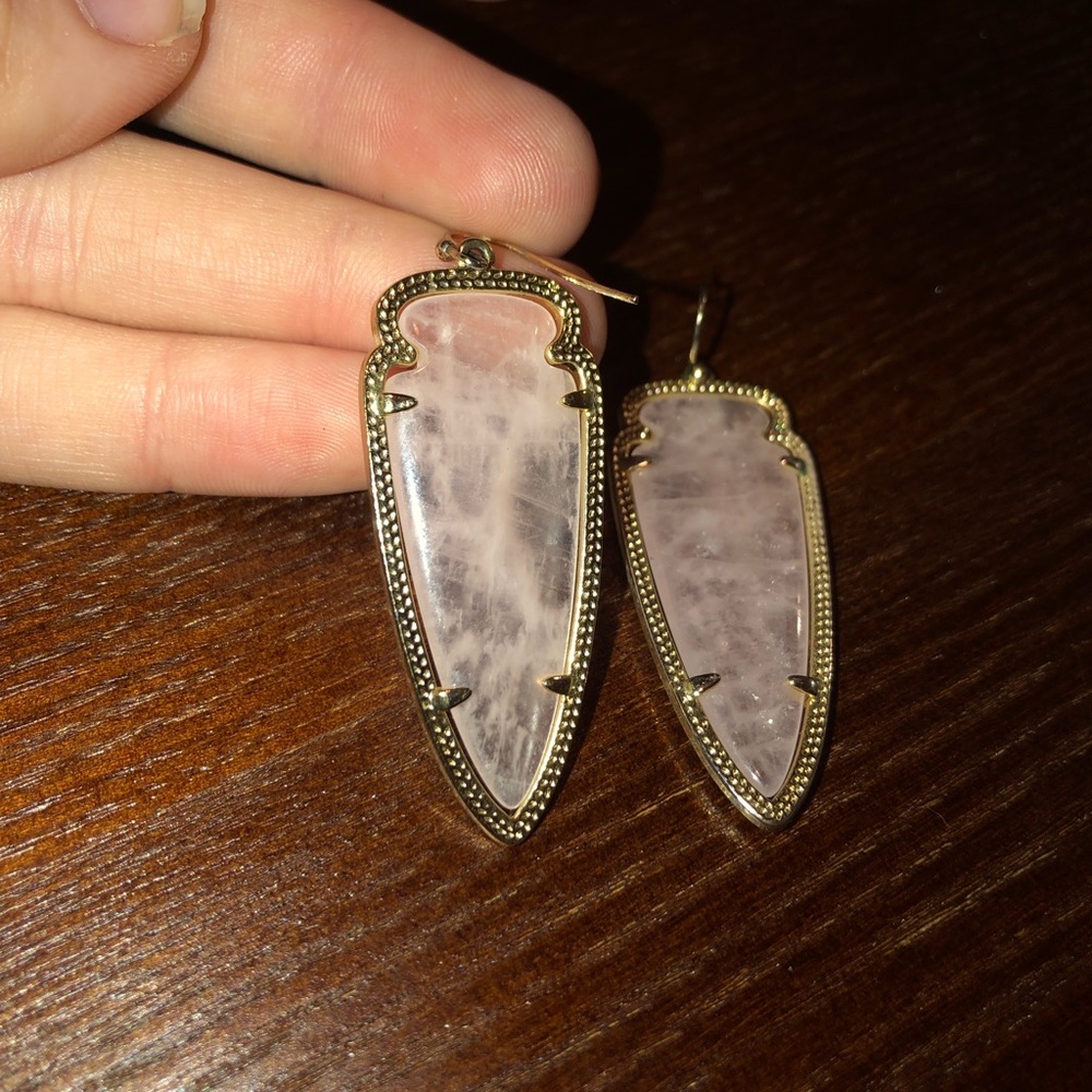 Kendra Scott Pink Quartz Skylars